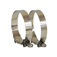 T-Bolt Hose Clamp 2" (2.244" to 2.559") Stainless Steel - 2 units