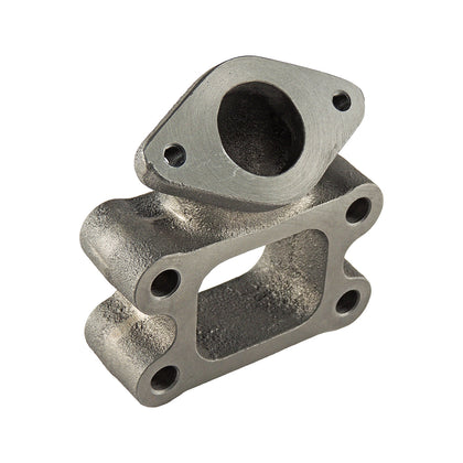 T3 Manifold 2 bolt type Wastegate Adapter 45 degree flange