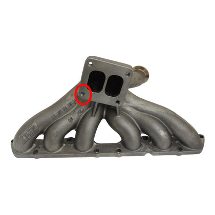 Toyota/Lexes 2JZ-GE T4 Twin Scroll Turbo Manifold - Thread Repair Required