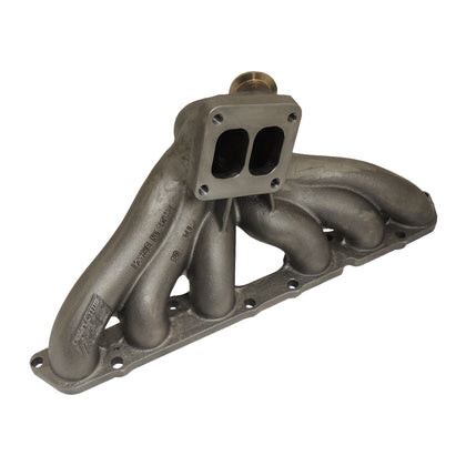Toyota Supra Soarer Lexus IS300 GS 2JZ-GE T4 Twin Scroll Flow Top Mount Turbo Manifold - 44/45mm Vband Wastegate Flange