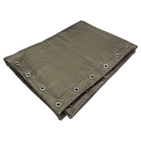 Basalt Fiber Heat Protection Shield - Titanium Color - With eyelets for fixing - 35.98" x 47.99"