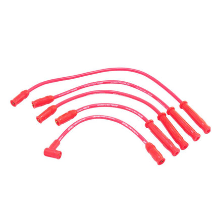 VW Fox, Audi 80 A100 10.4mm silicone spark plug wire set - Red