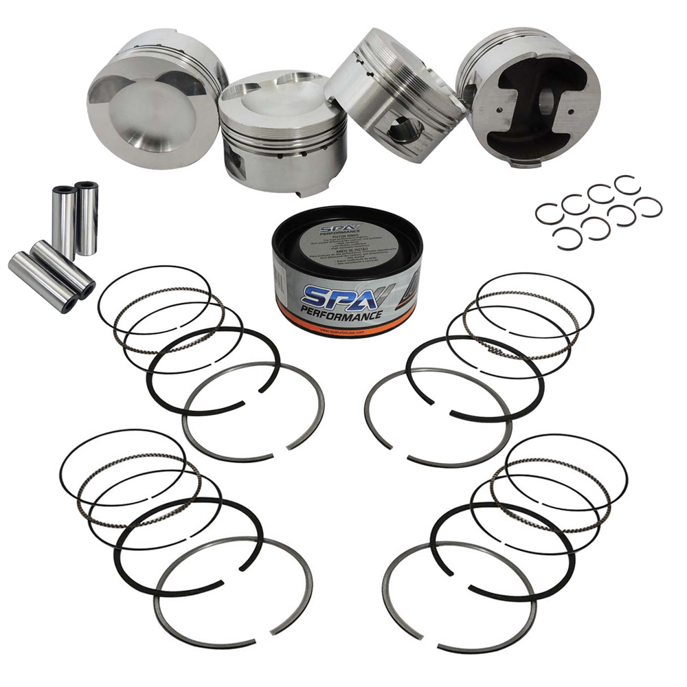 Forged piston and rings set 82,5mm VW/Audi 2.0L TSI 20mm pin