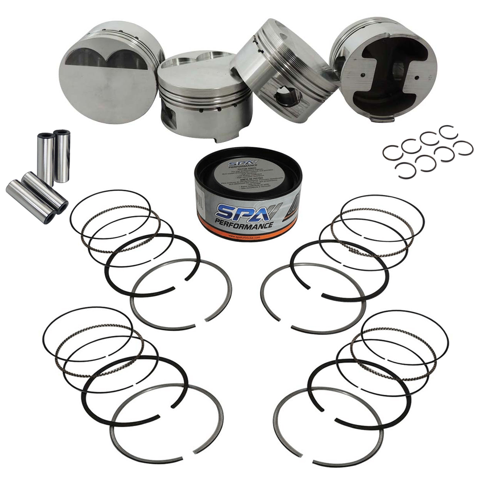 Forged piston and rings set 82.5mm VW  9A 2.0L 16V
