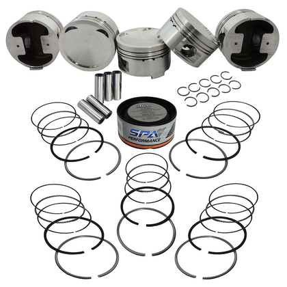 Forged piston and rings set 82,5mm VW 2.5L Jetta MK5 07k + FSI T3 High Performance Turbo Exhaust Manifold