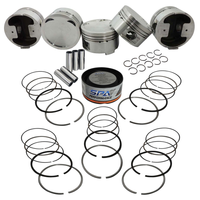 Forged piston and rings set 83mm VW 2.5L Jetta MK5 07k + VW 144mm x 20mm Super A connecting rod set 3/8" bolt (1000hp) + King Engine Bearings