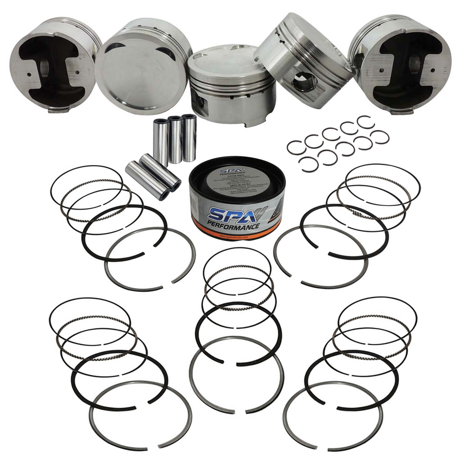 Forged piston and rings set 83.5mm VW 2.5L Jetta MK5 07k