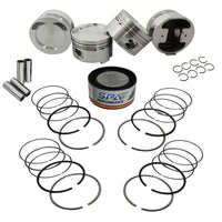 Forged piston and rings set 83.5mm VW 2.0L 16V ABF + VW 159mm x 20mm High Performance Steel Basic Connecting Rod set 3/8" bolt (1000hp) + Decompression Head Gasket Spacer - 1.5mm + Head stud set + Rod Bearings