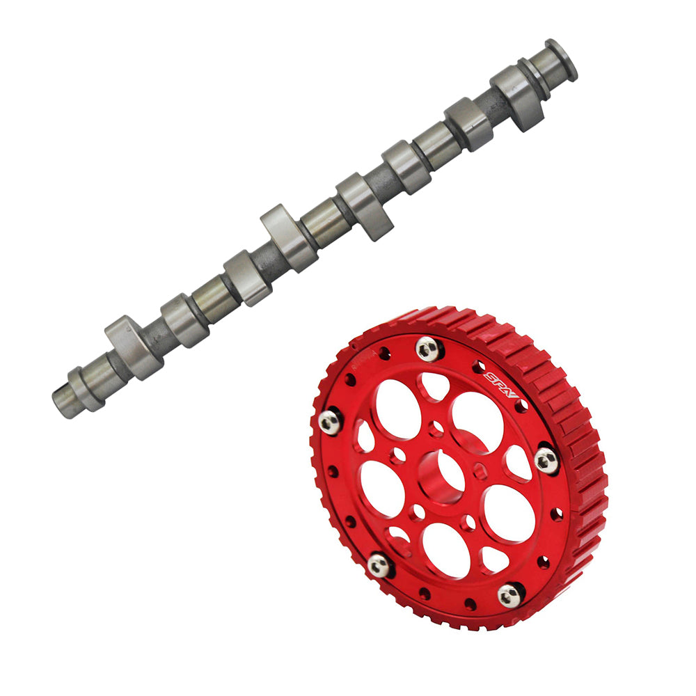 VW 8V 276 N/A application hydraulic tappets performance camshaft + Adjustable cam gear pulley - Red