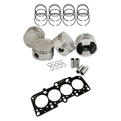 Forged piston set 83mm 2.0L 20V VW/AUDI + VW 1.8L 20V 2.50mm decompression MLS head gasket