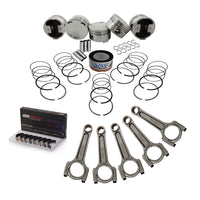 Forged piston and rings set 82,5mm VW 2.5L Jetta MK5 + VW 144mm x 20mm Super A connecting rod set 3/8" bolt (1000hp) + King Engine Bearings CR4104XP026 - King XP-Series Rod Bearings