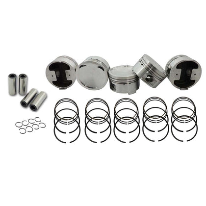 Forged piston and rings set 83.5mm VW 2.5L Jetta MK5 + VW 144mm x 20mm Super A connecting rod set 3/8