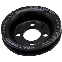 VW syncro Audi 80 90 100 4000 rabbit 1.8 8v underdrive Pulley - BLACK + VW 8V super light crank timing gear