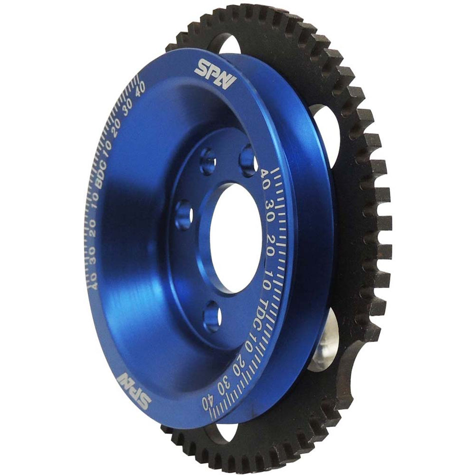 VW MKI II Rabbit , Audi 80, scirocco 8v underdrive crank trigger adapter kit - Blue + VW 8V super light crank timing gear
