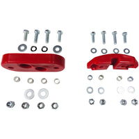 Rear Swing Axle Boots Pair - Red + Urethane Transmission Mount Kit for VW BUG/Beetle/Buggy/Baja