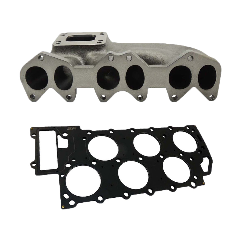 VW VR6 12v Turbo manifold T3/T4 + 0.141" 3.60mm Decompression MLS Head Gasket