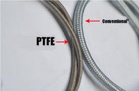 4AN PTFE 3' turbo braided oil feed line