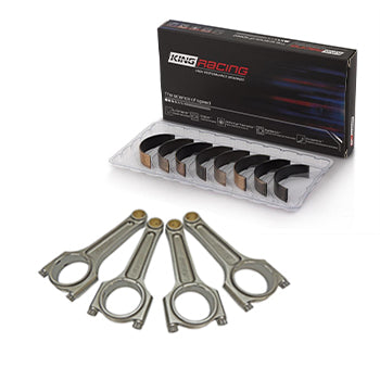 VW 147mm x 20mm Super A connecting rod set 3/8" bolt (1000hp) + KING ENGINE BEARINGS CR4104XP