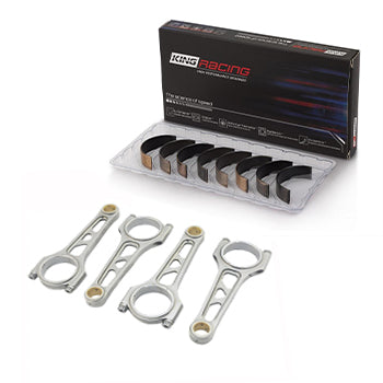 VW 149mm x 20mm Super Light connecting rod set 3/8" bolt (500hp) + KING ENGINE BEARINGS CR4104XP