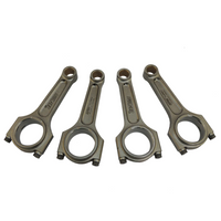 Forged piston and rings set 81,5mm VW 1.8L 8V + VW 144MM X 20MM SUPER A CONNECTING ROD SET 3/8" BOLT (1000HP)