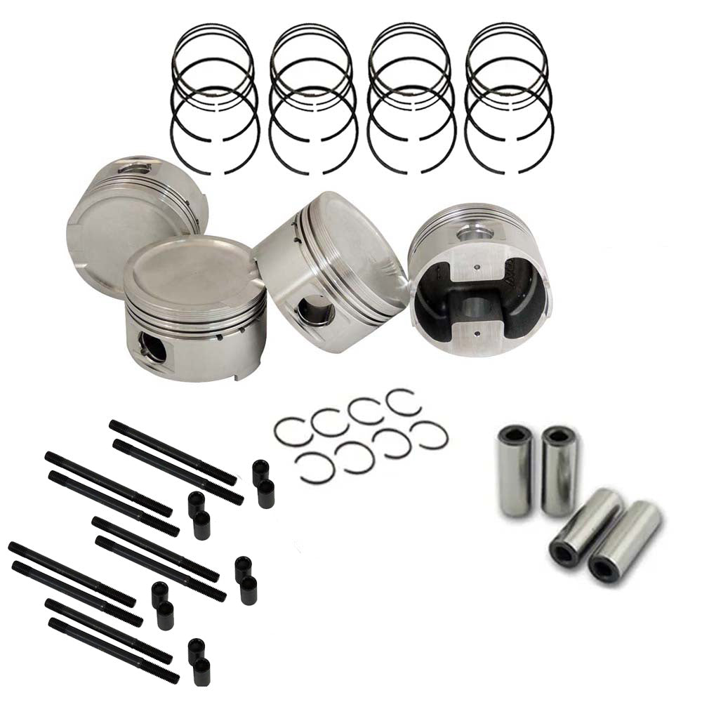 Forged piston set 81mm 1.8L 20V VW/AUDI + Head Stud Set