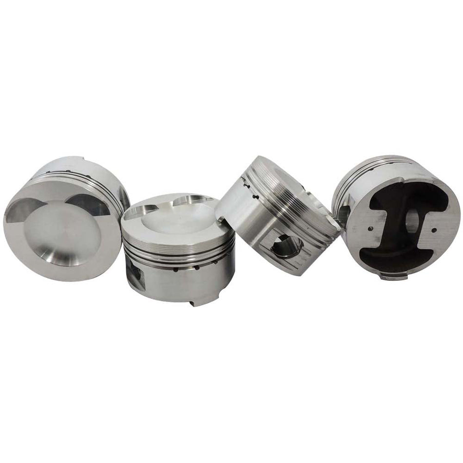 FORGED PISTON AND RINGS SET 82,5MM VW/AUDI EA113 2.0L TSI + 144MM X 20MM HIGH PERFORMANCE STEEL CONNECTING ROD SET 3/8" BOLT (600HP)