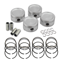 Forged piston and rings set 82,5mm VW 2.0L 8V + VW 144MM X 20MM SUPER A CONNECTING ROD SET 3/8" BOLT (1000HP)