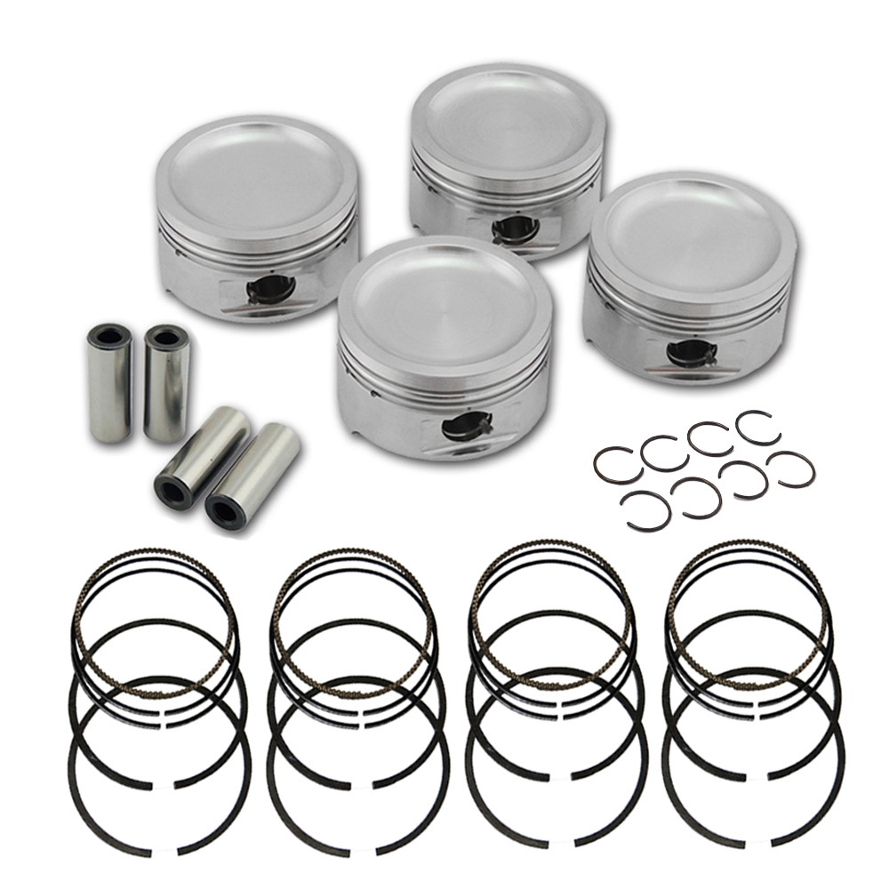 Forged piston and rings set 83mm VW 1.8L 8V
