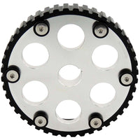 VW 74-98 8V B series adjustable cam gear pulley - Black/Silver