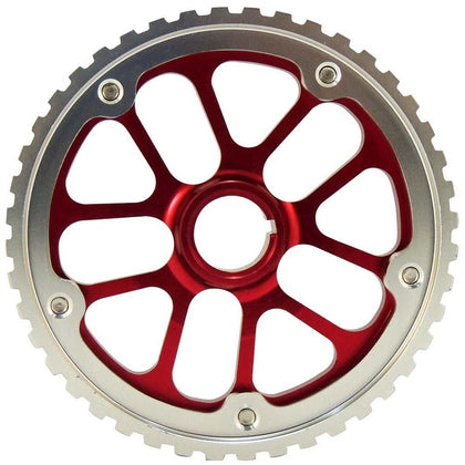 VW 74-98 8V Y series adjustable cam gear pulley - Silver/Red