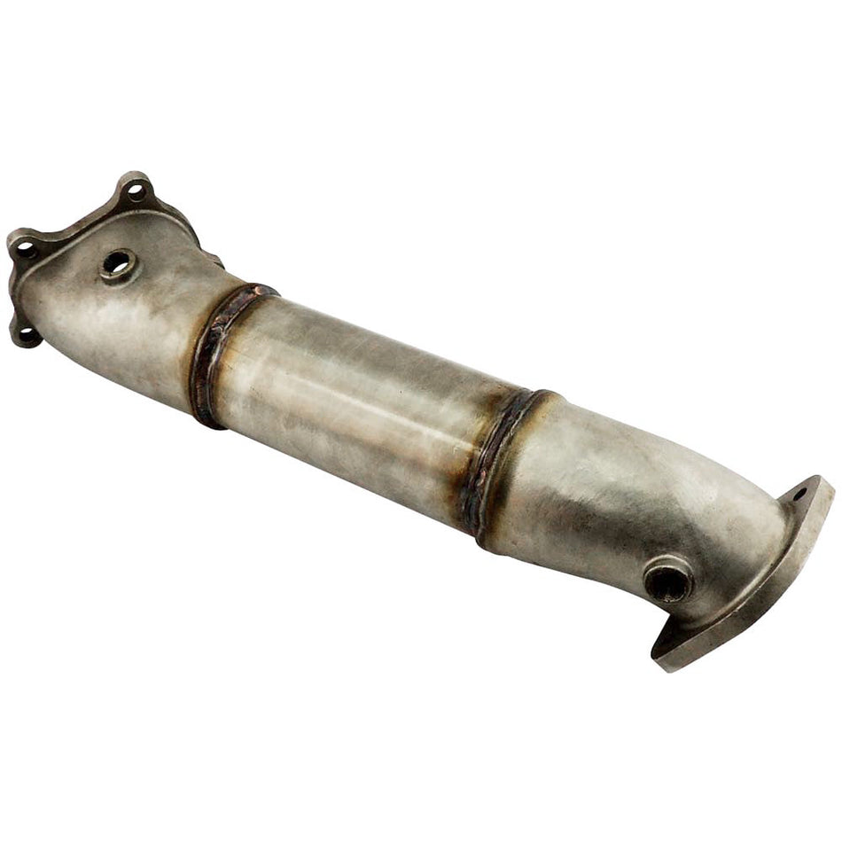 For R35 downpipe set + Billet Aluminum Oil Cooler -Replaces 21305JF02B Direct Bolt On