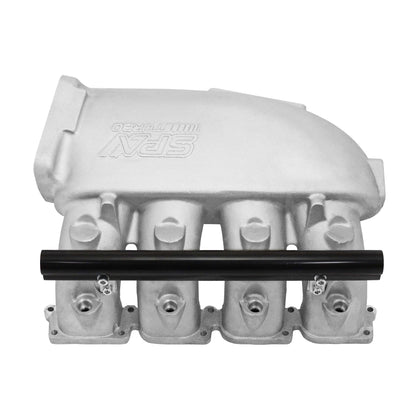 Cast Aluminum Intake Manifold for transverse VW/AUDI 1.8T with 4 injectors Fuel Rail Kit (left side OEM throttle)