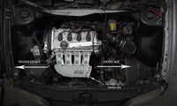 Cast Aluminum Intake Manifold for transverse VW/AUDI 1.8T with 8 injectors Fuel Rail Kit (left side OEM throttle)