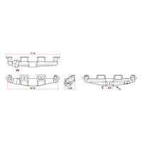 Chevy II 250 / 292 inline 6 turbo manifold - T4