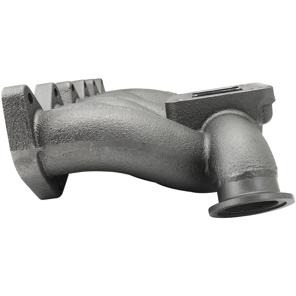 VW VR6 12V Twin scroll T4 top mount turbo manifold Dual Vband Waste