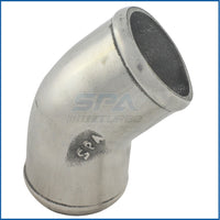 2.25” tight radius 45° elbow intake pipe