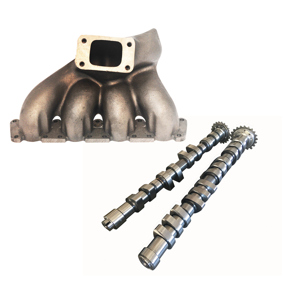 VW B5 T3 top mount turbo manifold + 252 / 260 High Performance Camshaft set